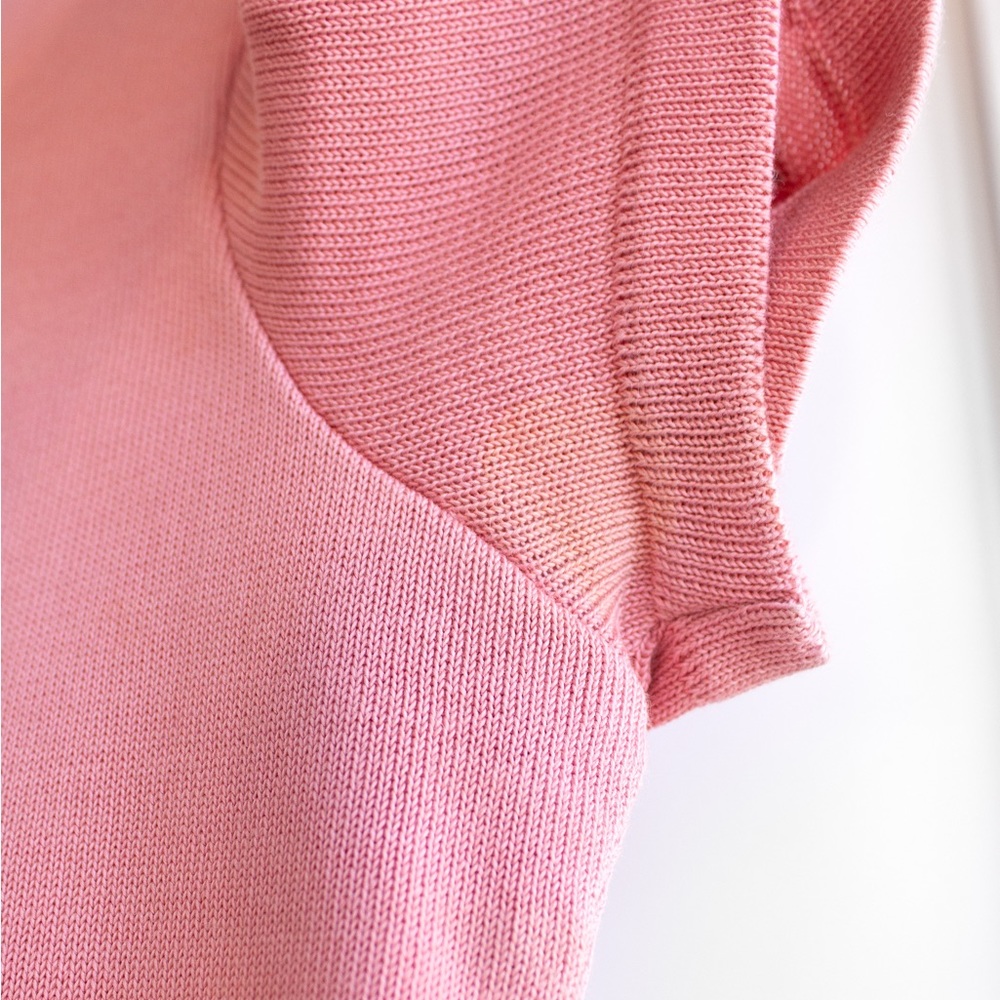 Chanel Identification Vintage 2003 Pink Black Knit Y2K CC Logo Top T-Shirt - Picture 10 of 15